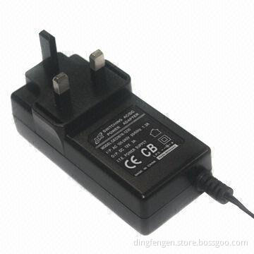 36W UK plug power supply, 9V, 12V, 18V, 24V for home appliances, POS